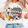 Soccer Mama Soccer Coquette Soccer Mom Retro Soccer Game Day Soccer Coquette Bow Sports Shirt T-Shirts, Hoodie, Sweatshirt - T-Shirt, Sweatshirt, Hoodie