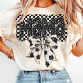 Soccer Mama Soccer Coquette Retro Soccer Mama Shirt Checkered Soccer Soccer Mom Mama Game Day Soccer Bow T-Shirts, Hoodie, Sweatshirt - T-Shirt, Sweatshirt, Hoodie