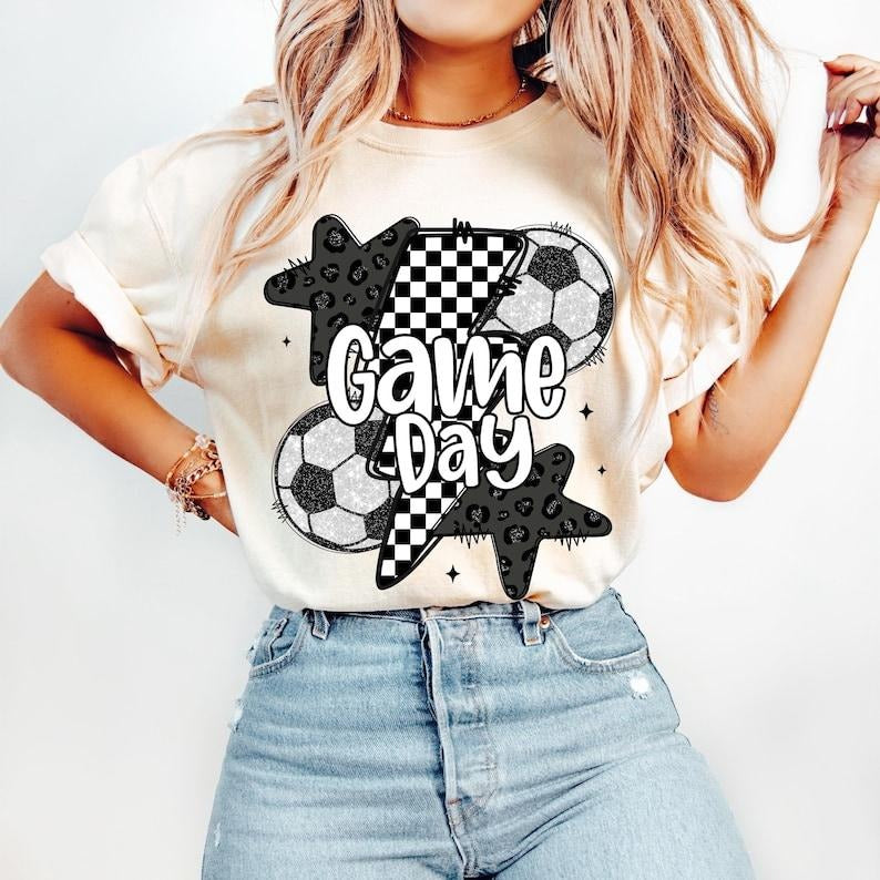 Soccer Game Day Soccer Retro Checkered Soccer Soccer Mama Soccer Mom Leopard Soccer Coquette T-Shirts, Hoodie, Sweatshirt - T-Shirt, Sweatshirt, Hoodie