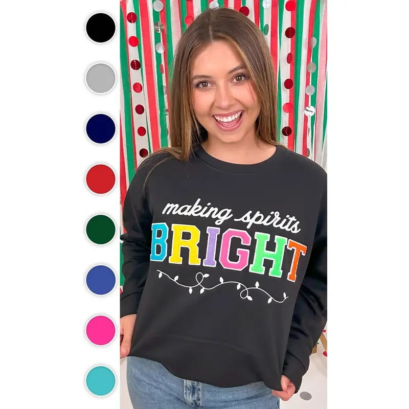Soft Chenille Making Spirits Bright T-Shirts, Hoodie, Sweatshirt - T-Shirt, Sweatshirt, Hoodie
