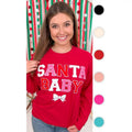 Soft Chenille Santa Baby Boyfriend Long Sleeve T-Shirts, Hoodie, Sweatshirt - T-Shirt, Sweatshirt, Hoodie