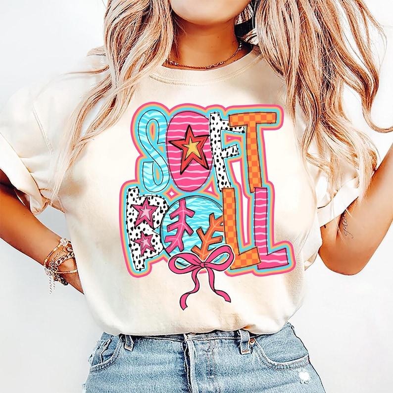 Softball Coquette Brushstroke Game Day Bow Softball Mom T Shirtstyle{N002}2 T-Shirts, Hoodie, Sweatshirt - T-Shirt, Sweatshirt, Hoodie