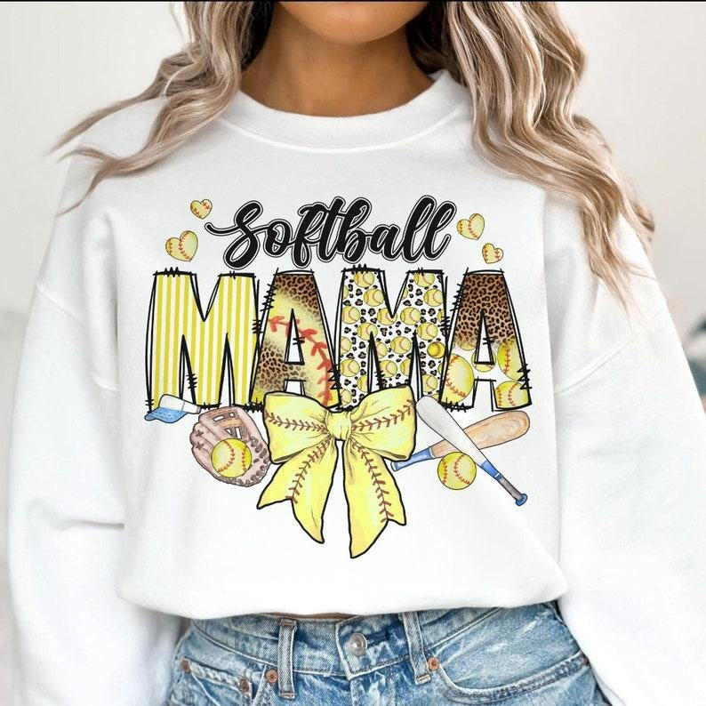 Softball Mama Softball Coquette Game Day Softball Bow Checker Softball Mom T-Shirts, Hoodie, Sweatshirt - T-Shirt, Sweatshirt, Hoodie