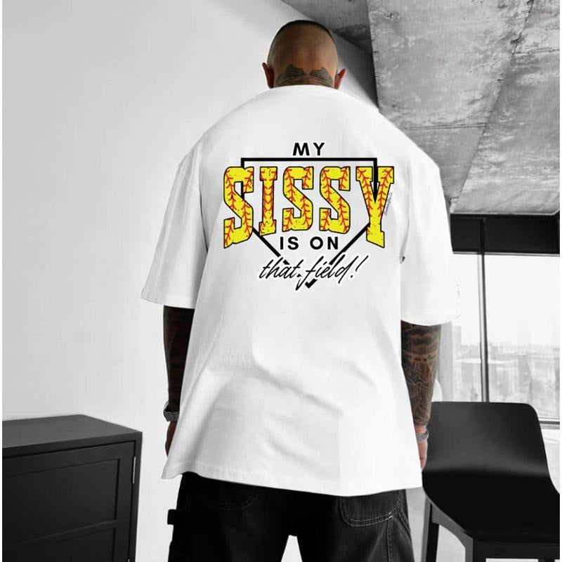 Softball My Sissy Field Cute Softball Sister Shirt Fun Sibling Game Day UXWTN T-Shirts, Hoodie, Sweatshirt - T-Shirt, Sweatshirt, Hoodie
