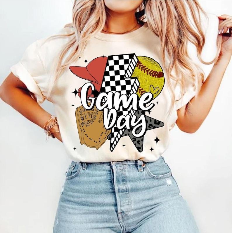 Softball Game Day Softball Retro Checkered Softball Softball Mama Softball Mom Leopard Coquette T-Shirts, Hoodie, Sweatshirt - T-Shirt, Sweatshirt, Hoodie