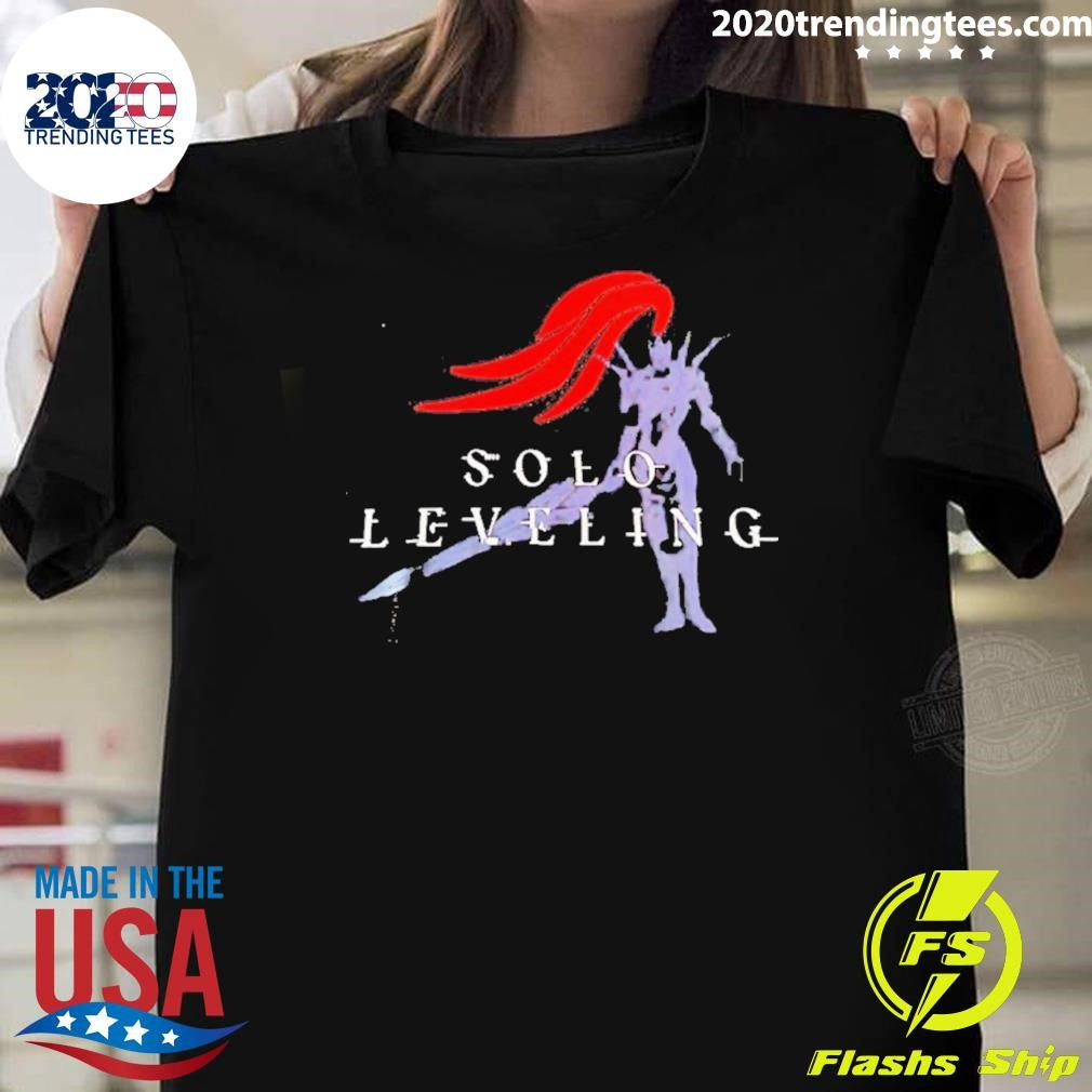 Solo Leveling Manhwa Shirt Unisex T-shirt, Sweatshirt, Hoodie, Long Sleeve Tee - T-Shirt, Sweatshirt, Hoodie