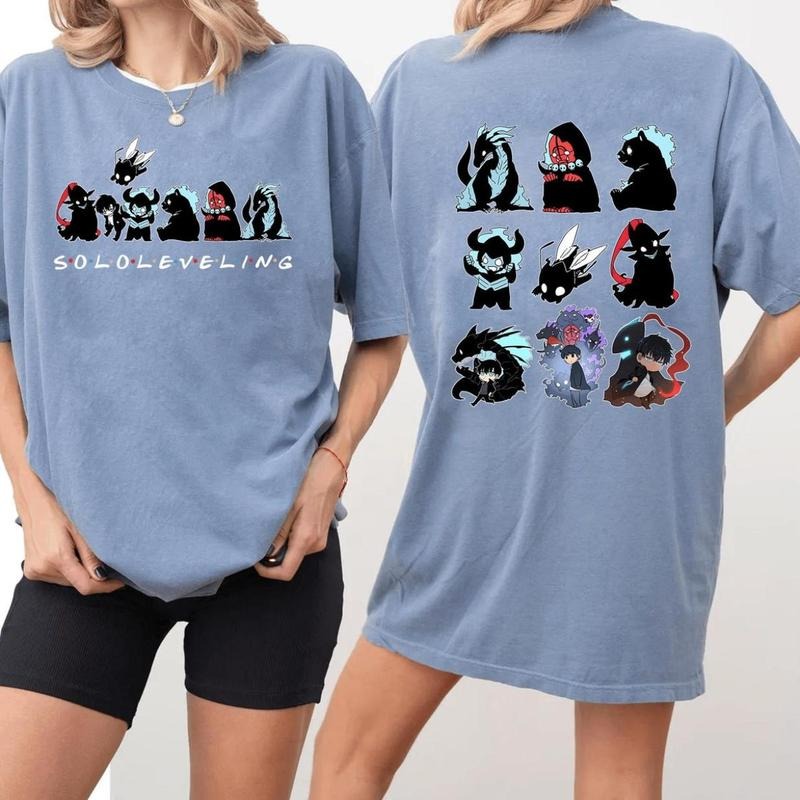 Solo Leveling Shirt Anime Shirt Anime Anime Fan Soft Touch Feels Like Favorite Full Size Options Everyone Can T-Shirts, Hoodie, Sweatshirt - T-Shirt, Sweatshirt, Hoodie