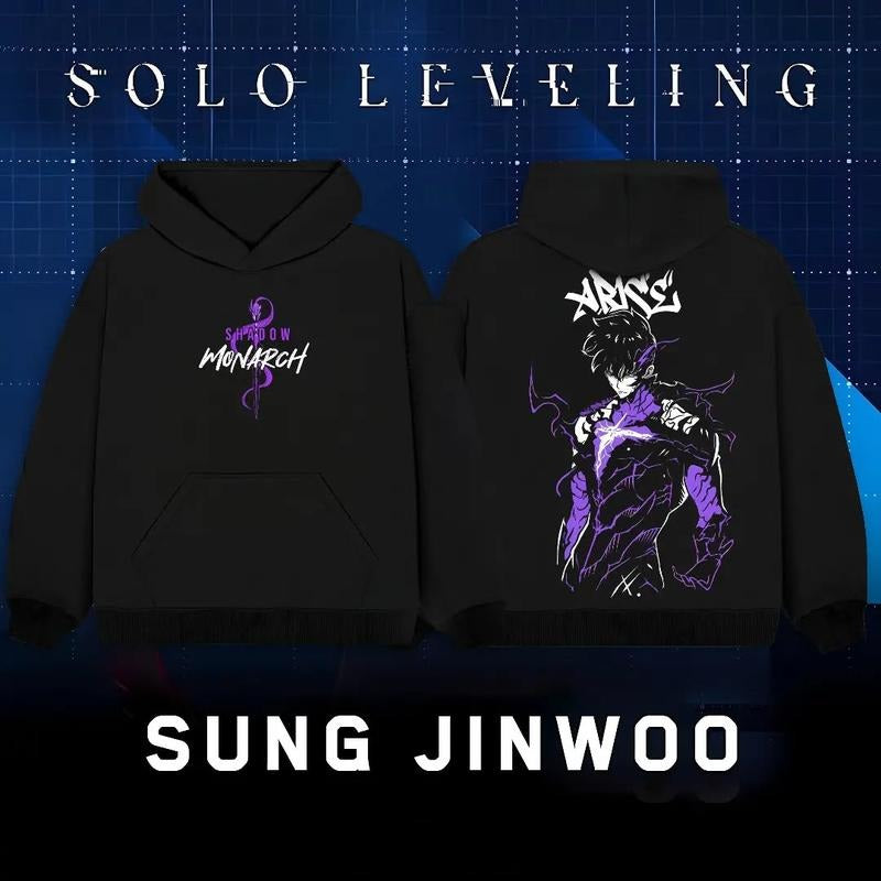 Solo Leveling Sung Jin Woo 2side Shirt Arise Solo Leveling Solo Leveling Fan Y2k Streetwear T-Shirts, Hoodie, Sweatshirt - T-Shirt, Sweatshirt, Hoodie