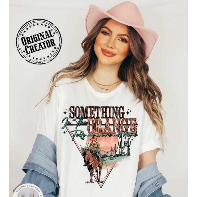 Something Orange Western Shirt Desert Drifter Sublimation Hippies Cowboys Shirt Retro Country T-Shirts, Hoodie, Sweatshirt - T-Shirt, Sweatshirt, Hoodie
