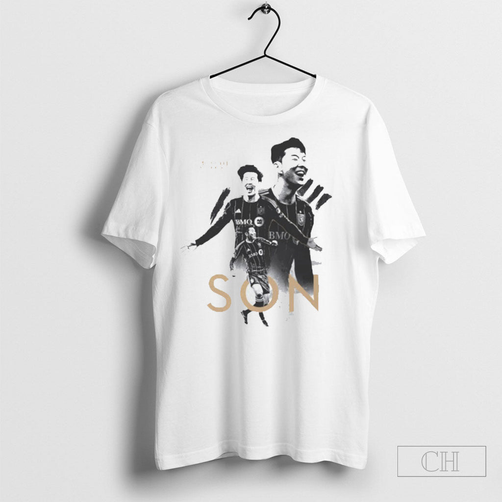 Son Heung Min Los Angeles Fc Player Trio Graphic Unisex T-shirt, Sweatshirt, Hoodie, Long Sleeve Tee - T-Shirt, Sweatshirt, Hoodie