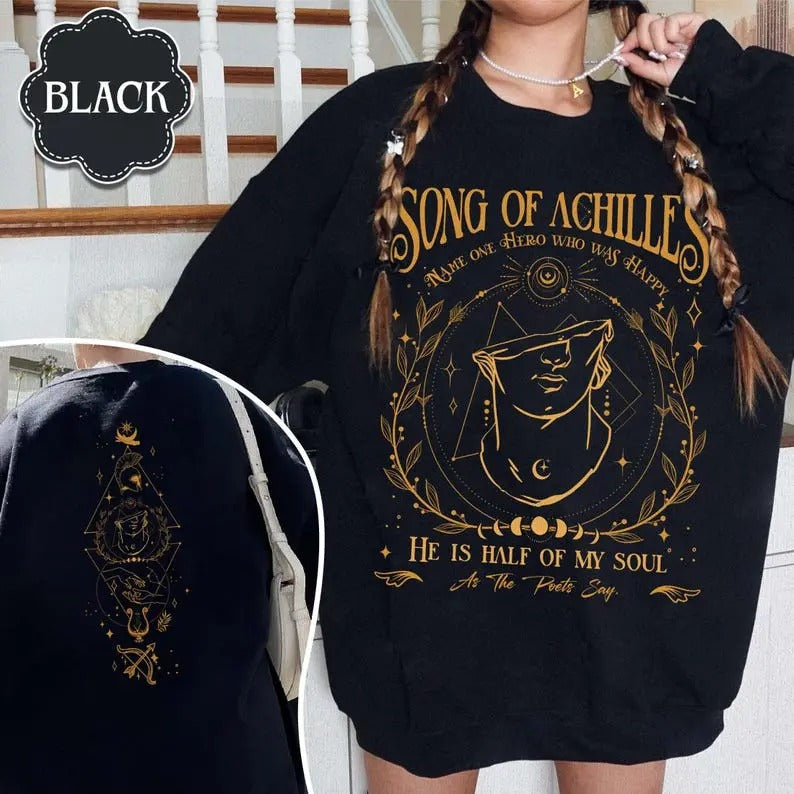 Song Achilles Achilles Patroclus Greek Mythology Booklover Bookish Achilles Patroclus T-Shirts, Hoodie, Sweatshirt - T-Shirt, Sweatshirt, Hoodie
