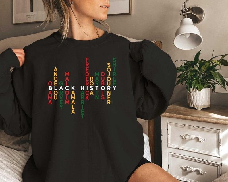 Sonia Samra Black History Month Celebrate School Black History Black Historical Icons Juneteenth Smooth Fabric Streetwear T-Shirts, Hoodie, Sweatshirt - T-Shirt, Sweatshirt, Hoodie