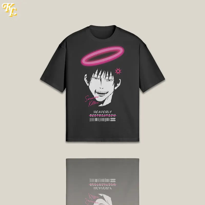 'Sorcerer Killer' Toji Fushiguro JuJutsu Kaisen Inspired Anime Classic Cotton Top Vintage Menswear T-Shirts, Hoodie, Sweatshirt - T-Shirt, Sweatshirt, Hoodie