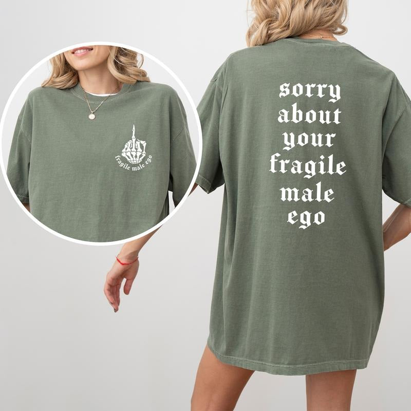 Sorry About Your 2 Sided Shirt Comfort Colors Funny Rights Empowerment Tops Soft Cotton Fabric Casual Womenswear T-Shirts, Hoodie, Sweatshirt - T-Shirt, Sweatshirt, Hoodie