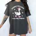 Sorry I'M Late I Was Dilly Dallying Comfort Colors Shirt Funny Chill Goose Meme Silliest Goose Cute Duck T-Shirts, Hoodie, Sweatshirt - T-Shirt, Sweatshirt, Hoodie
