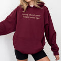 Sorry Retro About Your Fragile Rights Hooded Funny Strong Girl Top Empowerment Tops Soft Long Sleeve Casual Womenswear T-Shirts, Hoodie, Sweatshirt - T-Shirt, Sweatshirt, Hoodie