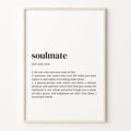 Soulmate Definition Print Dictionary Poster Quote Wall Art Sister Soulmate Quote Soulmate Poster Prints No Frame Him Her Bedroom Wall Decor Wall Art Home Decor Poster Room Artwork Landscape T-Shirts, Hoodie, Sweatshirt - T-Shirt, Sweatshirt, Hoodie