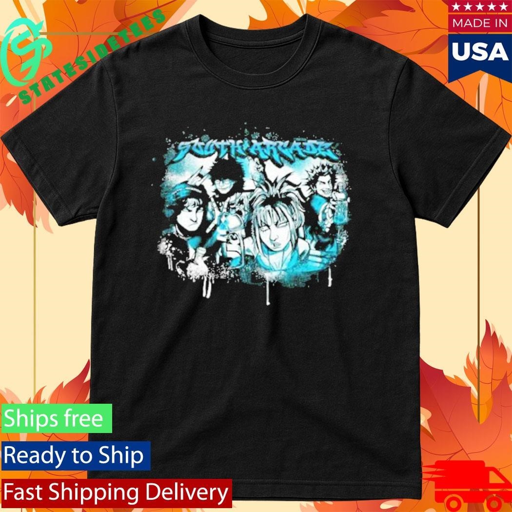 South Arcade Black Tour Tee Unisex T-shirt, Sweatshirt, Hoodie - T-Shirt, Sweatshirt, Hoodie