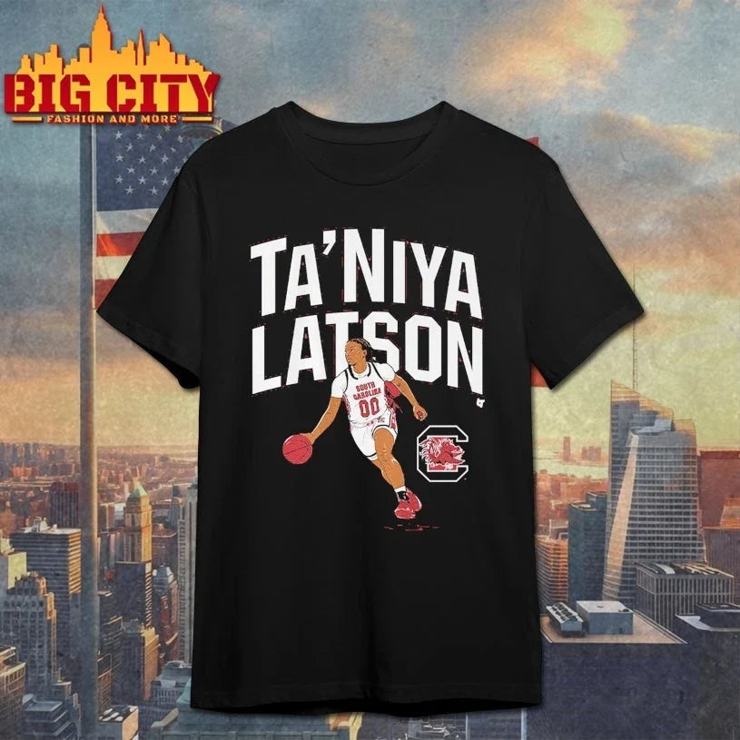 South Carolina Basketball Ta’Niya Latson Name Pose shirt Unisex T-shirt, Sweatshirt, Hoodie, Long Sleeve Tee - T-Shirt, Sweatshirt, Hoodie