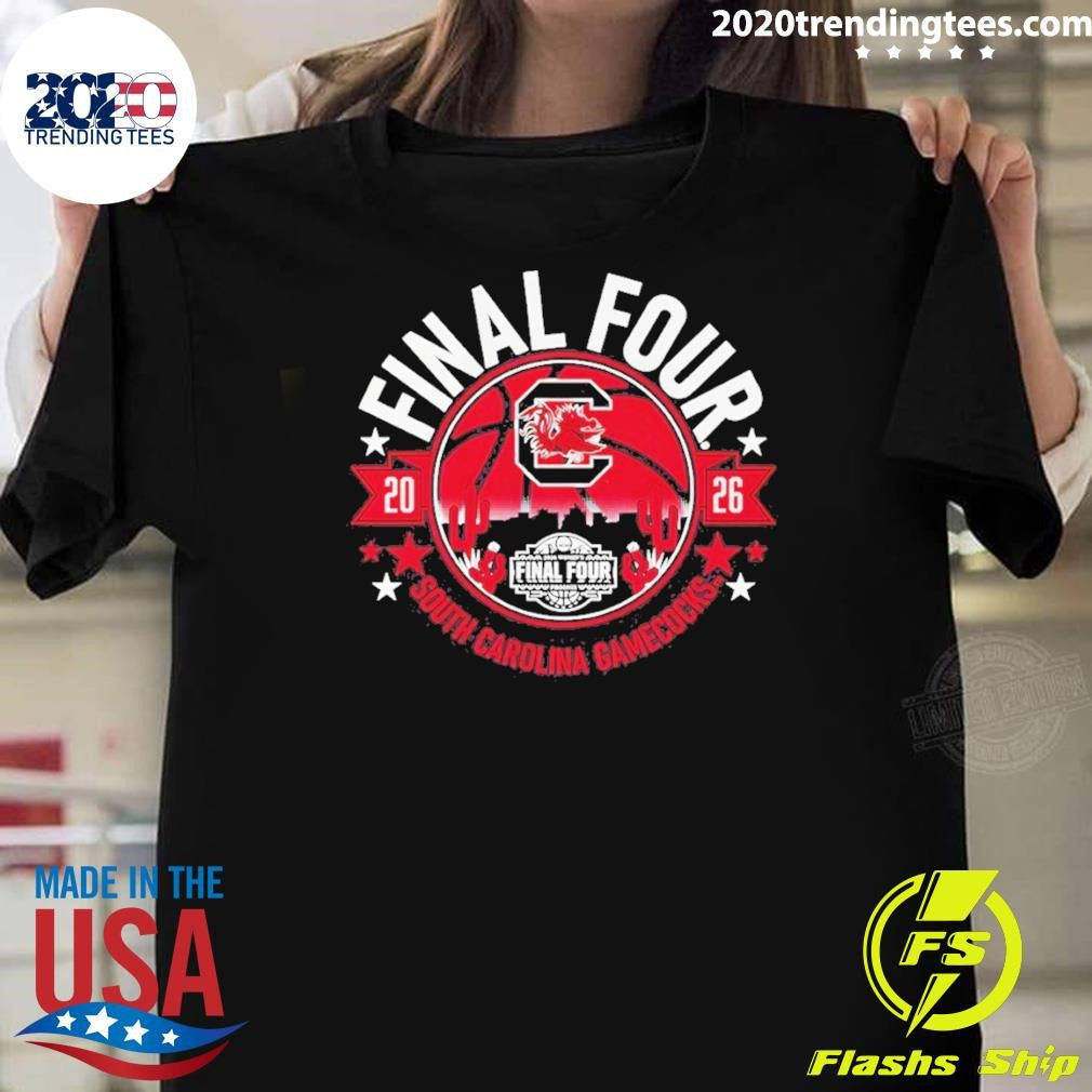 South Carolina Gamecocks Basketball 2026 Ncaa Final Four Logo Shirt Unisex T-shirt, Sweatshirt, Hoodie, Long Sleeve Tee - T-Shirt, Sweatshirt, Hoodie