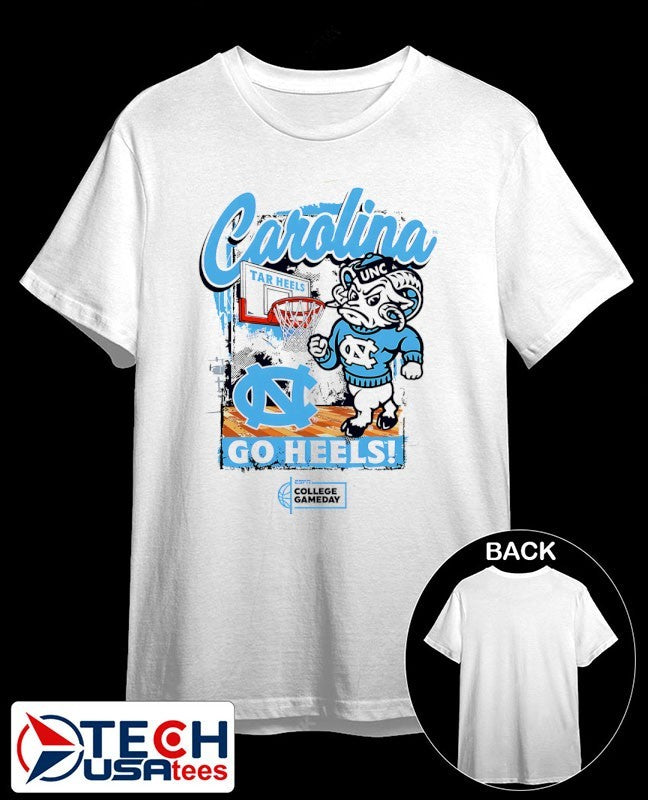 South Carolina Tar Heels College Gameday go Heels mascot shirt Unisex T-shirt, Sweatshirt, Hoodie, Long Sleeve Tee - T-Shirt, Sweatshirt, Hoodie