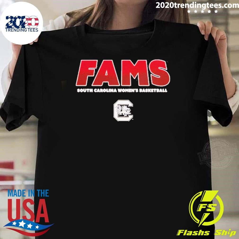South Carolina Womens Basketball Fams Logo Shirt Unisex T-shirt, Sweatshirt, Hoodie, Long Sleeve Tee - T-Shirt, Sweatshirt, Hoodie