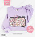 South Dakota Floral Bow Comfort Colors Cute State Coquette T-Shirts, Hoodie, Sweatshirt - T-Shirt, Sweatshirt, Hoodie