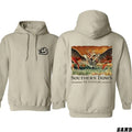 Southern Down Outfitters Striking Deer Battle Scene Capturing Spirit Hunt Wildlife Enthusiasts Outdoorsmen Offering Comfort Showcasing Passion Southern Hunting Culture Menswear T-Shirts, Hoodie, Sweatshirt - T-Shirt, Sweatshirt, Hoodie