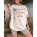 Spaghetti Shirt Funny Food Shirt Foodie Food Humor Funny Saying Silly More Spaghetti Less Upsetti T-Shirts, Hoodie, Sweatshirt - T-Shirt, Sweatshirt, Hoodie