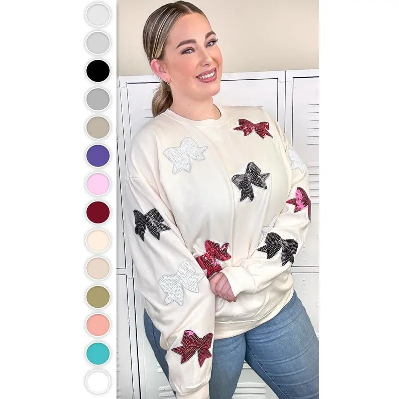 Sparkle Sequin Bow T-Shirts, Hoodie, Sweatshirt - T-Shirt, Sweatshirt, Hoodie