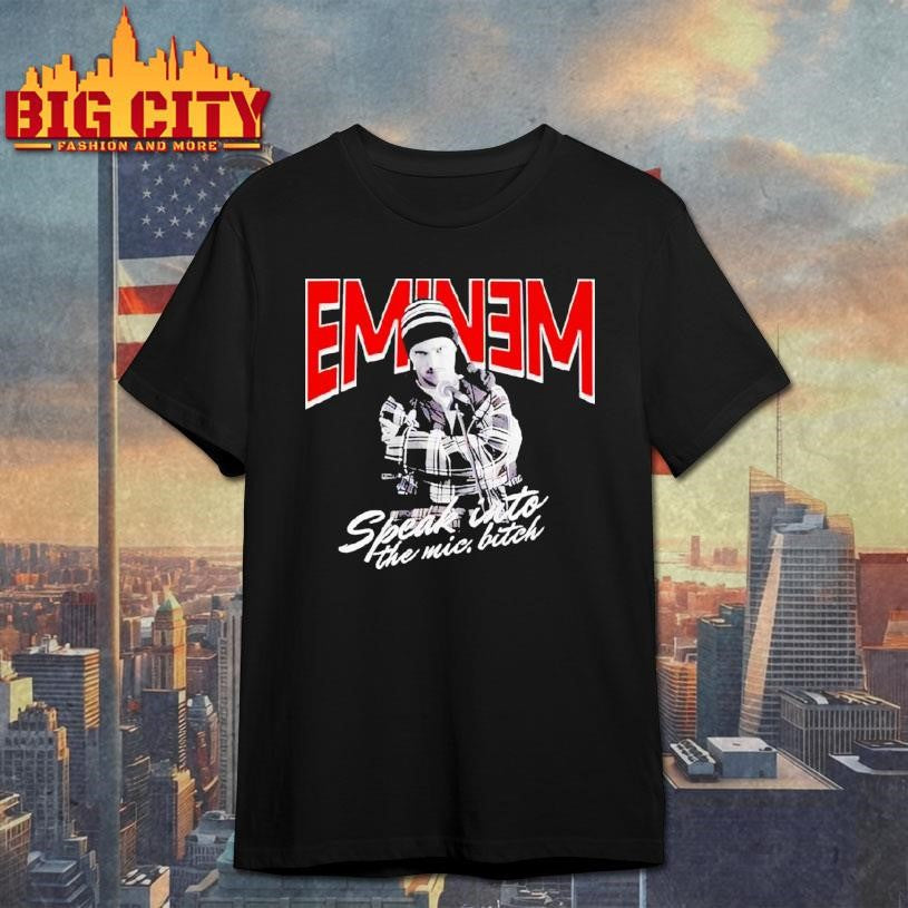 Speak Into The Mic Bitch Shirt Unisex T-shirt, Sweatshirt, Hoodie, Long Sleeve Tee - T-Shirt, Sweatshirt, Hoodie