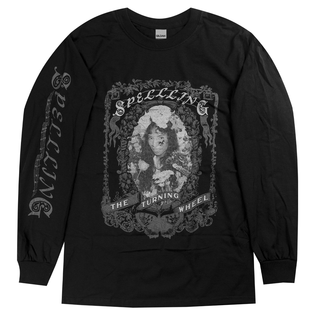 Floral Frame Black Long Sleeve T-Shirts, Hoodie, Sweatshirt - T-Shirt, Sweatshirt, Hoodie