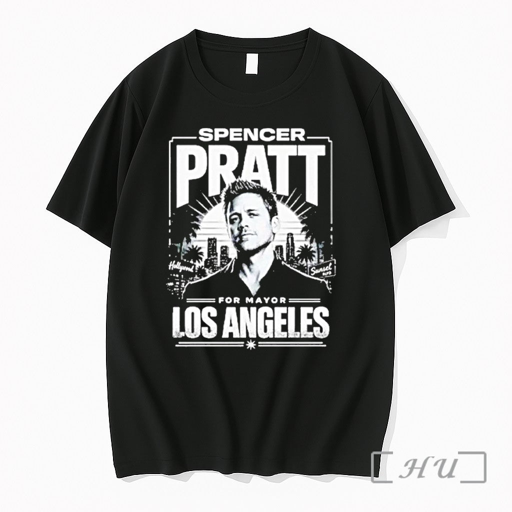 Spencer Pratt For La Mayor Los Angeles Tshirts Sweater Hoodie Jpg Unisex T-shirt, Sweatshirt, Hoodie, Long Sleeve Tee - T-Shirt, Sweatshirt, Hoodie