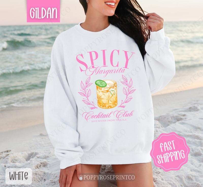 Spicy Margarita Cute Cocktail Margarita T-Shirts, Hoodie, Sweatshirt - T-Shirt, Sweatshirt, Hoodie