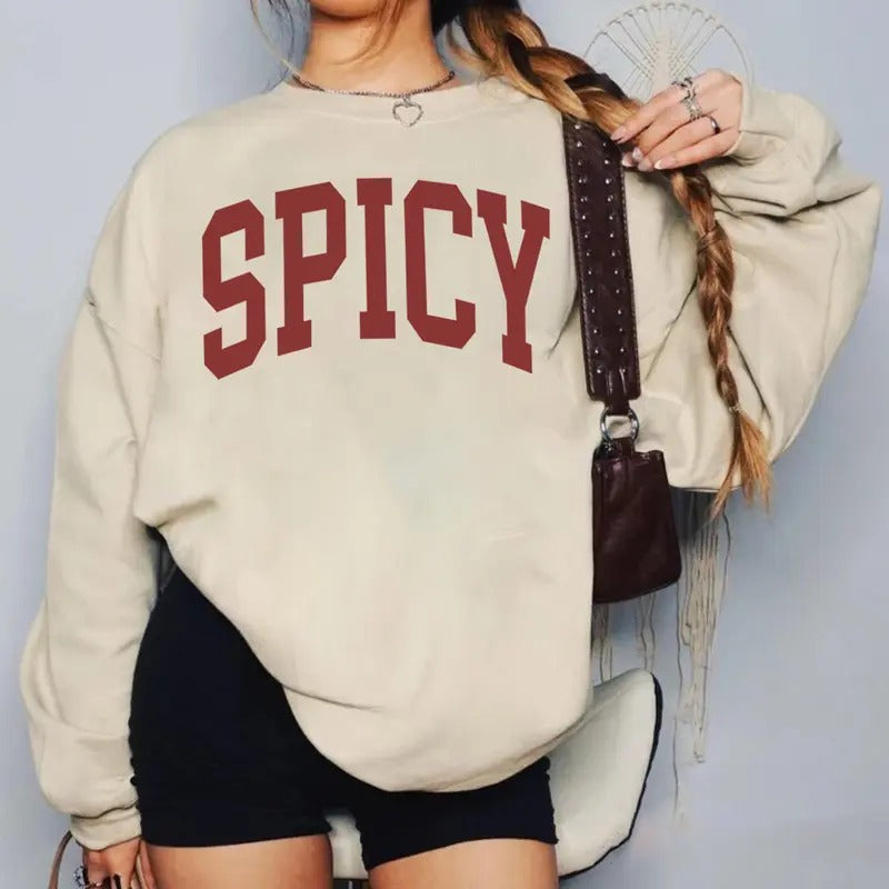 Spicy Funny Quote Gifted Her Sarcastic Sassy Cute Winter Cozy Quote Shirt T-Shirts, Hoodie, Sweatshirt - T-Shirt, Sweatshirt, Hoodie