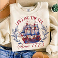 Spilling Tea Since 1773 American Freedom Shirt Patriotic Shirt Independence Day Shirt 4th July Shirt Retro 4th July Shirt 03 T-Shirts, Hoodie, Sweatshirt - T-Shirt, Sweatshirt, Hoodie