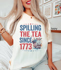 Spilling Tea Since 1773 Funny 4th July Boston Tea Fourth July Usa Flag 03 T-Shirts, Hoodie, Sweatshirt - T-Shirt, Sweatshirt, Hoodie