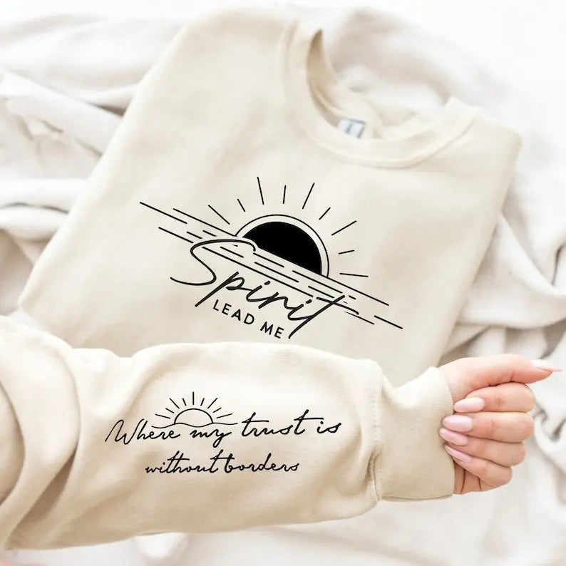 Spirit Lead Me Wrist Spirit Lead Me Where My Trust Is Without Borders Inspirational Quotes T-Shirts, Hoodie, Sweatshirt - T-Shirt, Sweatshirt, Hoodie