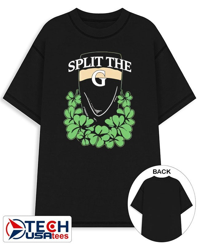 Split The G St Patricks Day shirt Unisex T-shirt, Sweatshirt, Hoodie, Long Sleeve Tee - T-Shirt, Sweatshirt, Hoodie