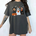 Spooky Ghost Dogs Comfort Colors Halloween Dogs Shirt Halloween Dog Mom Dog Lover Shirt Happy Halloween Ghost Retro Spooky Season Outfits Casual Fall Autumn Womenswear Cotton Fabric Relaxed Fit Chic T-Shirts, Hoodie, Sweatshirt - T-Shirt, Sweatshirt, Hoodie