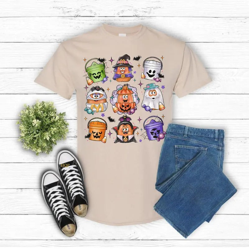 Spooky Nostalgia Halloween Gildan Cotton Fabric T-Shirts, Hoodie, Sweatshirt - T-Shirt, Sweatshirt, Hoodie