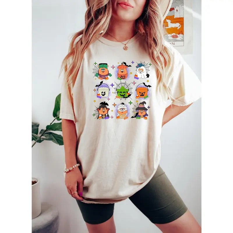 Spooky Nuggets Meal Bucket Shirt Halloween Chicken Nuggets Funny Halloween Halloween Spooky Season T-Shirts, Hoodie, Sweatshirt - T-Shirt, Sweatshirt, Hoodie