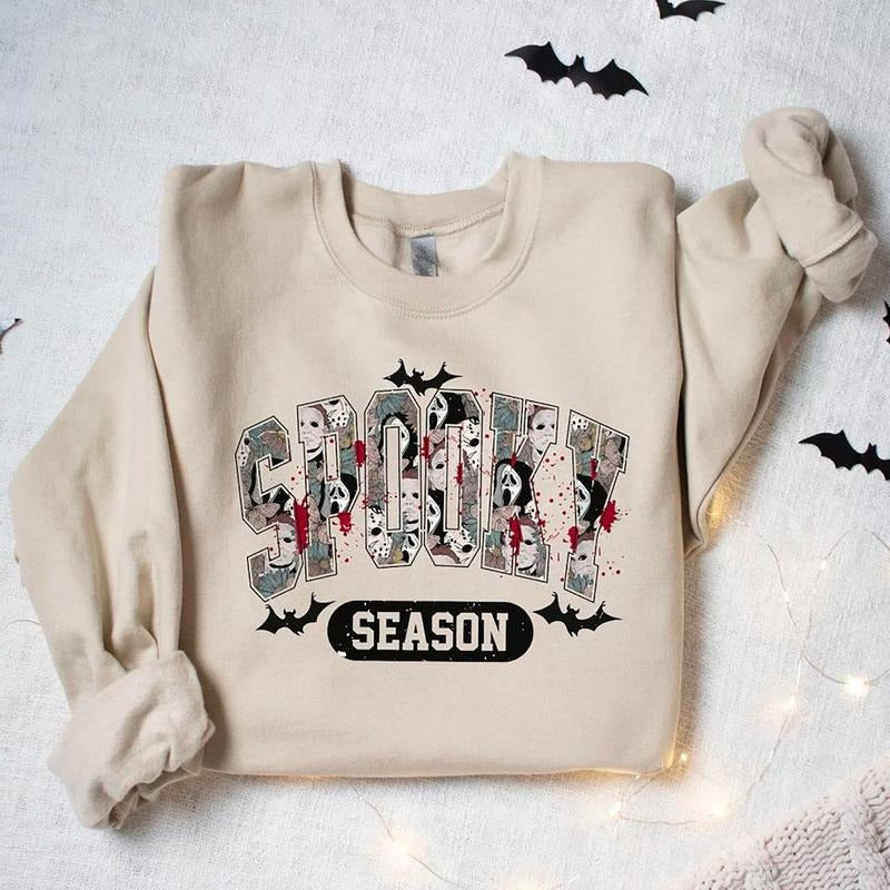 Spooky Season Halloween Halloween Halloween Movie Characters Shirt Halloween Halloween Party Shirt Halloween Characters T-Shirts, Hoodie, Sweatshirt - T-Shirt, Sweatshirt, Hoodie