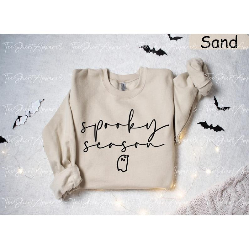 Spooky Season Halloween Halloween Retro Halloween Shirt Halloween Fall Ghost T-Shirts, Hoodie, Sweatshirt - T-Shirt, Sweatshirt, Hoodie
