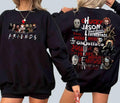 Spooky Sips: Hallowwenn Charactor Horror MovieShirt Halloween Killers Friends Movie Shirt Double Sides Must Have Halloween Shirt T-Shirts, Hoodie, Sweatshirt - T-Shirt, Sweatshirt, Hoodie