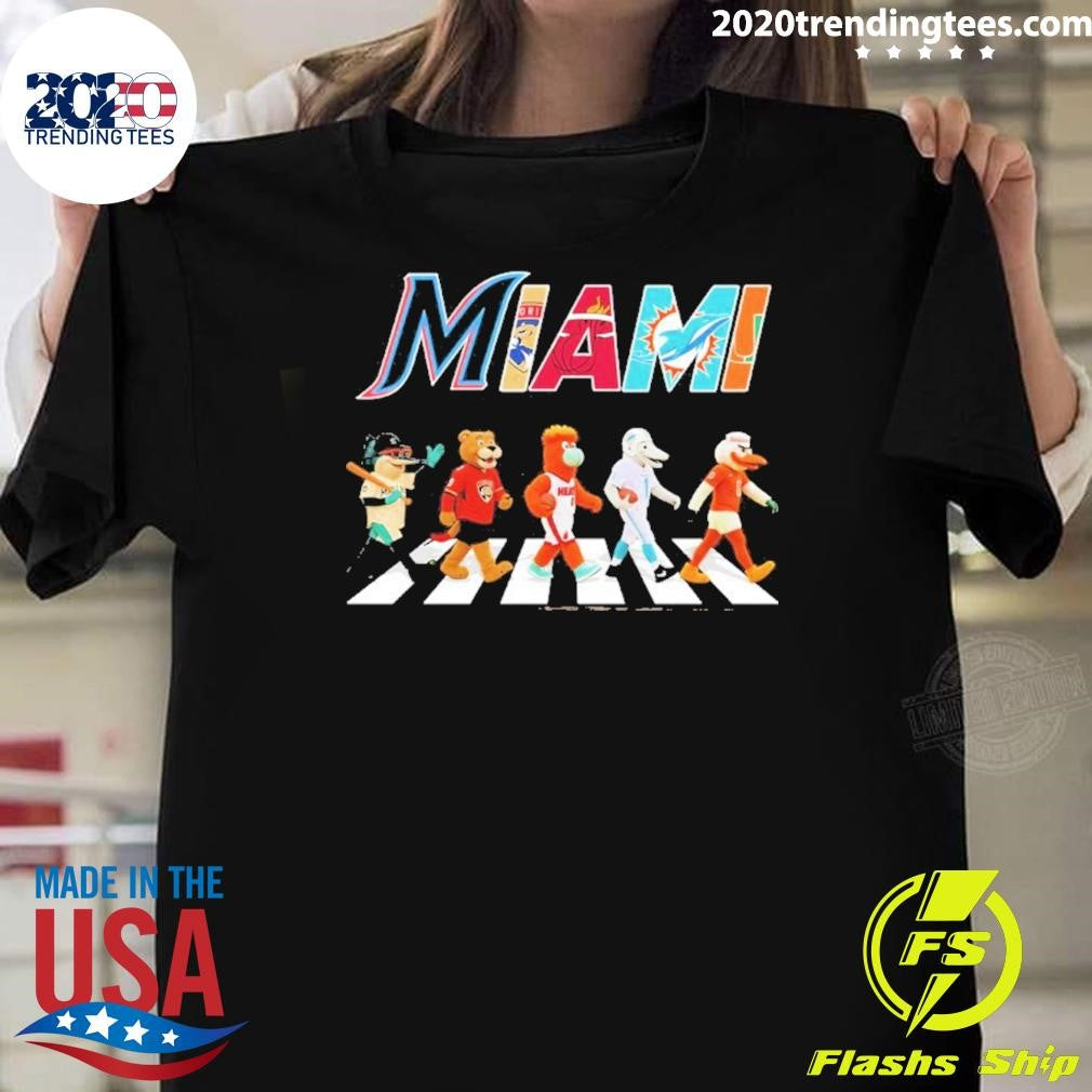 Sports City Miami Mascot Walk 2026 Shirt Unisex T-shirt, Sweatshirt, Hoodie, Long Sleeve Tee - T-Shirt, Sweatshirt, Hoodie
