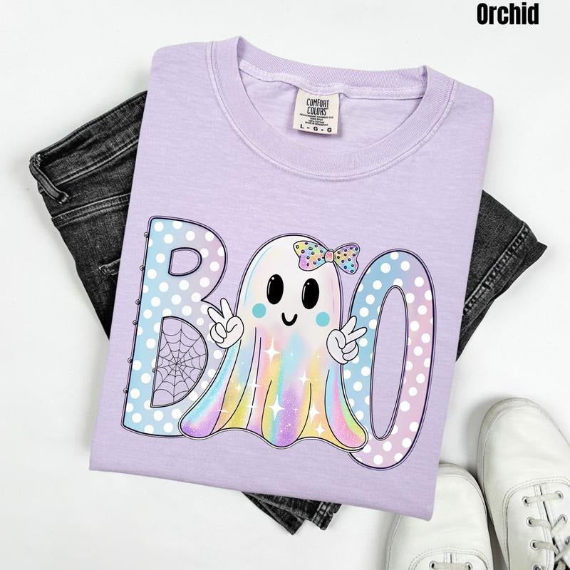 Spotted Boo Ghoul Comfort Colors 'NLB' T-Shirts, Hoodie, Sweatshirt - T-Shirt, Sweatshirt, Hoodie