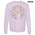 Spring Flowers Monogram Long Sleeve Comfort Colors 'NLB' T-Shirts, Hoodie, Sweatshirt - T-Shirt, Sweatshirt, Hoodie