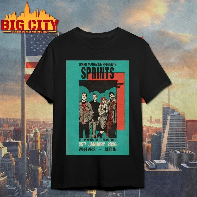 Sprints Jan 25 2026 In Dublin Ireland Poster shirt Unisex T-shirt, Sweatshirt, Hoodie, Long Sleeve Tee - T-Shirt, Sweatshirt, Hoodie