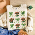 St Patrick'S Day Highland Cow St Patrick'S Day Heart Clover Coquette St Patrick'S Shamrock St Patrick'S Day Irish T-Shirts, Hoodie, Sweatshirt - T-Shirt, Sweatshirt, Hoodie
